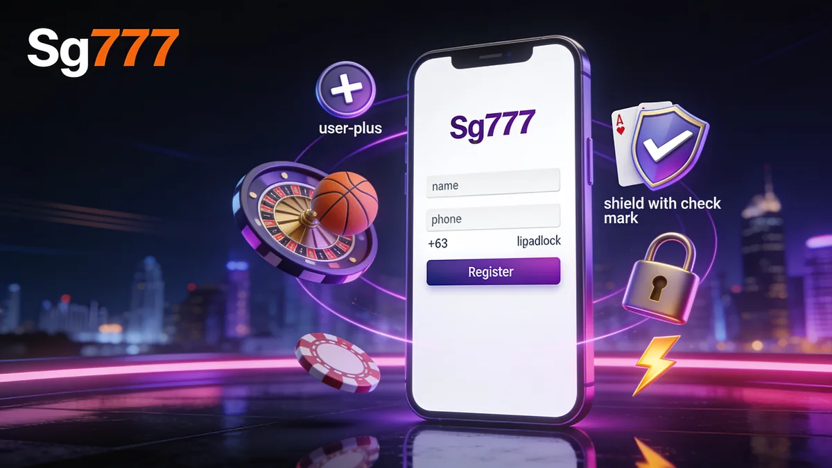 How to Register at SG777 Slot for players in the Philippines